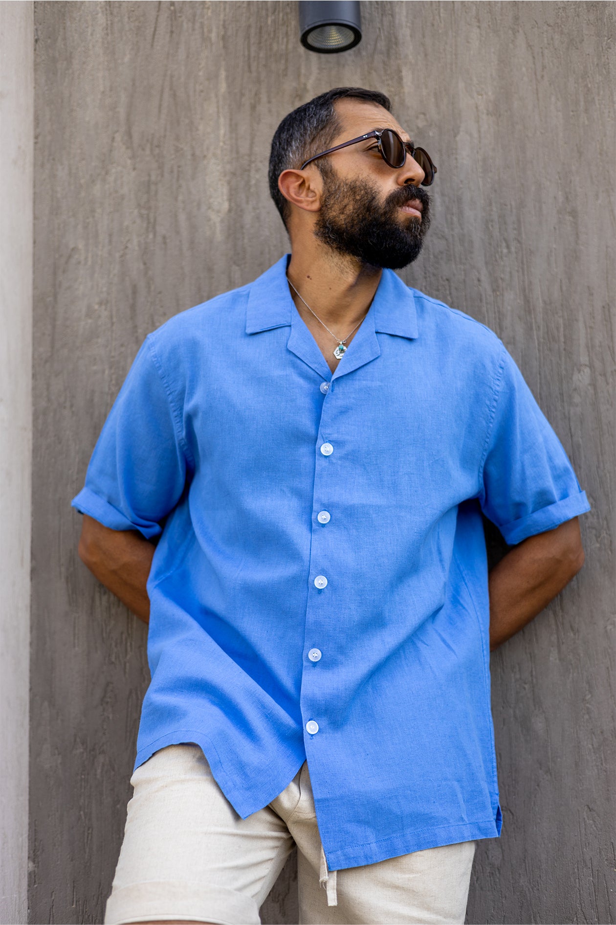 LINEN OVERSIZED SHIRT