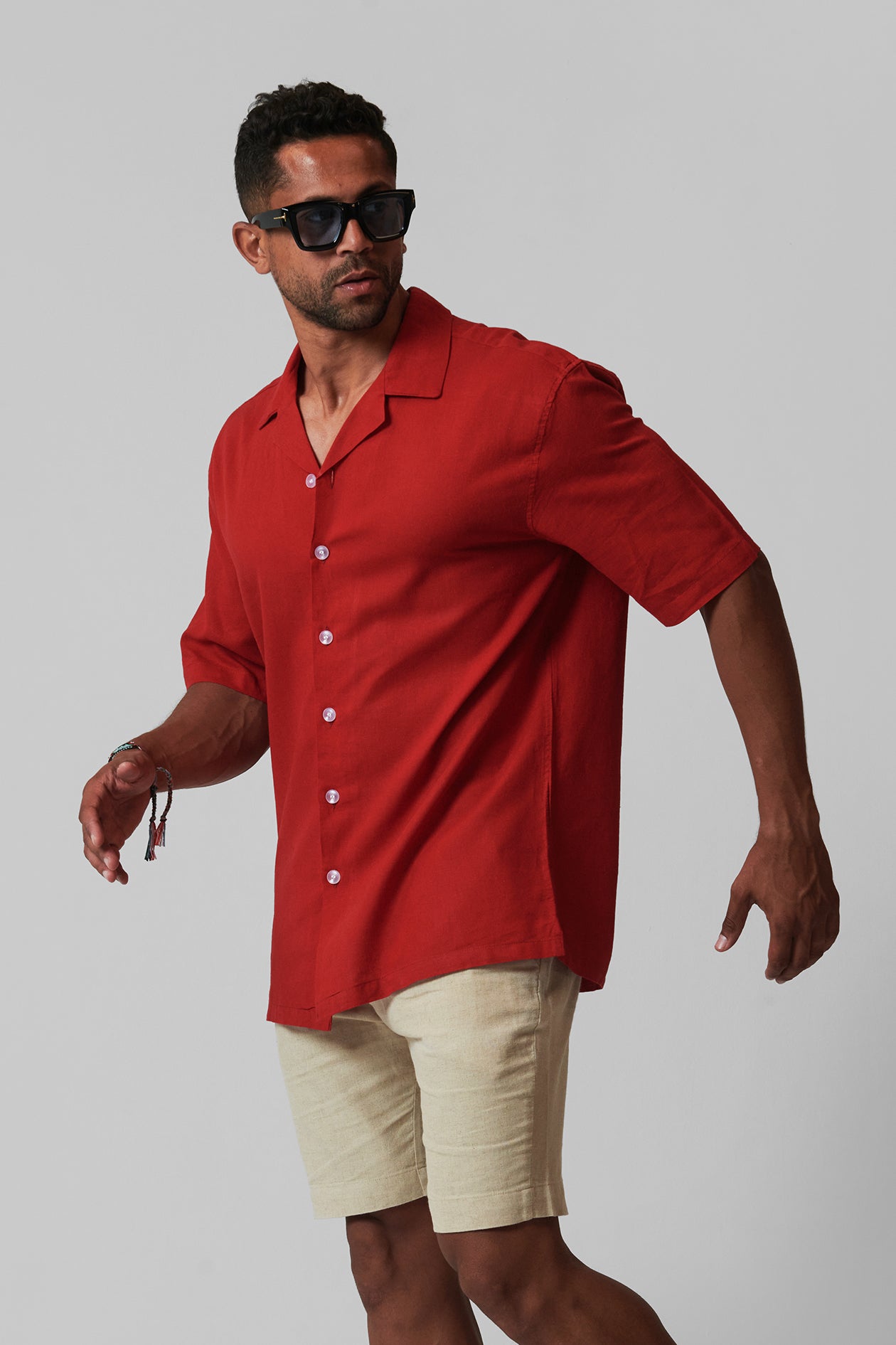 LINEN OVERSIZED SHIRT