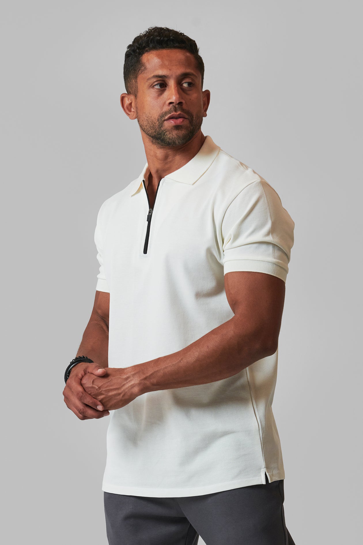 ZIP POLO SHIRT