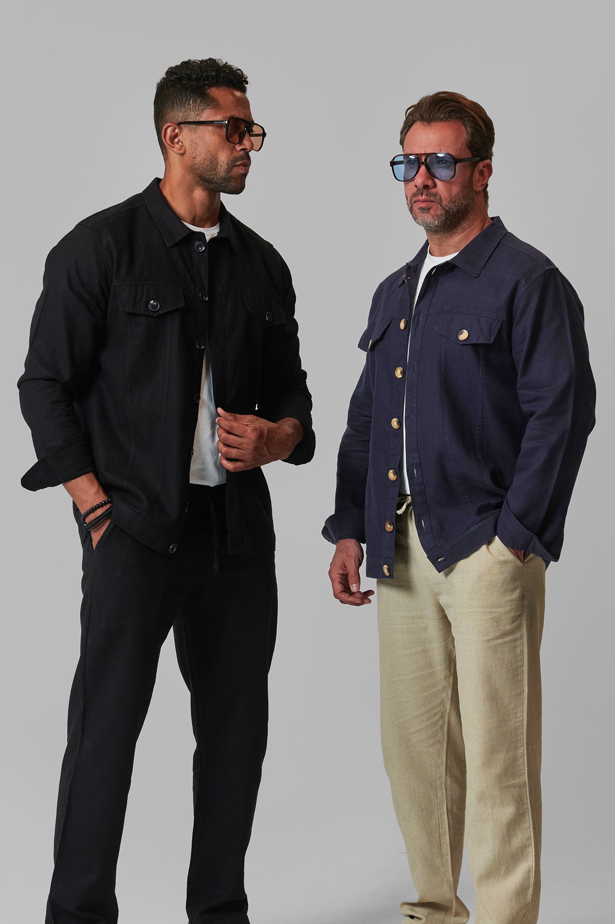 LINEN OVERSHIRT