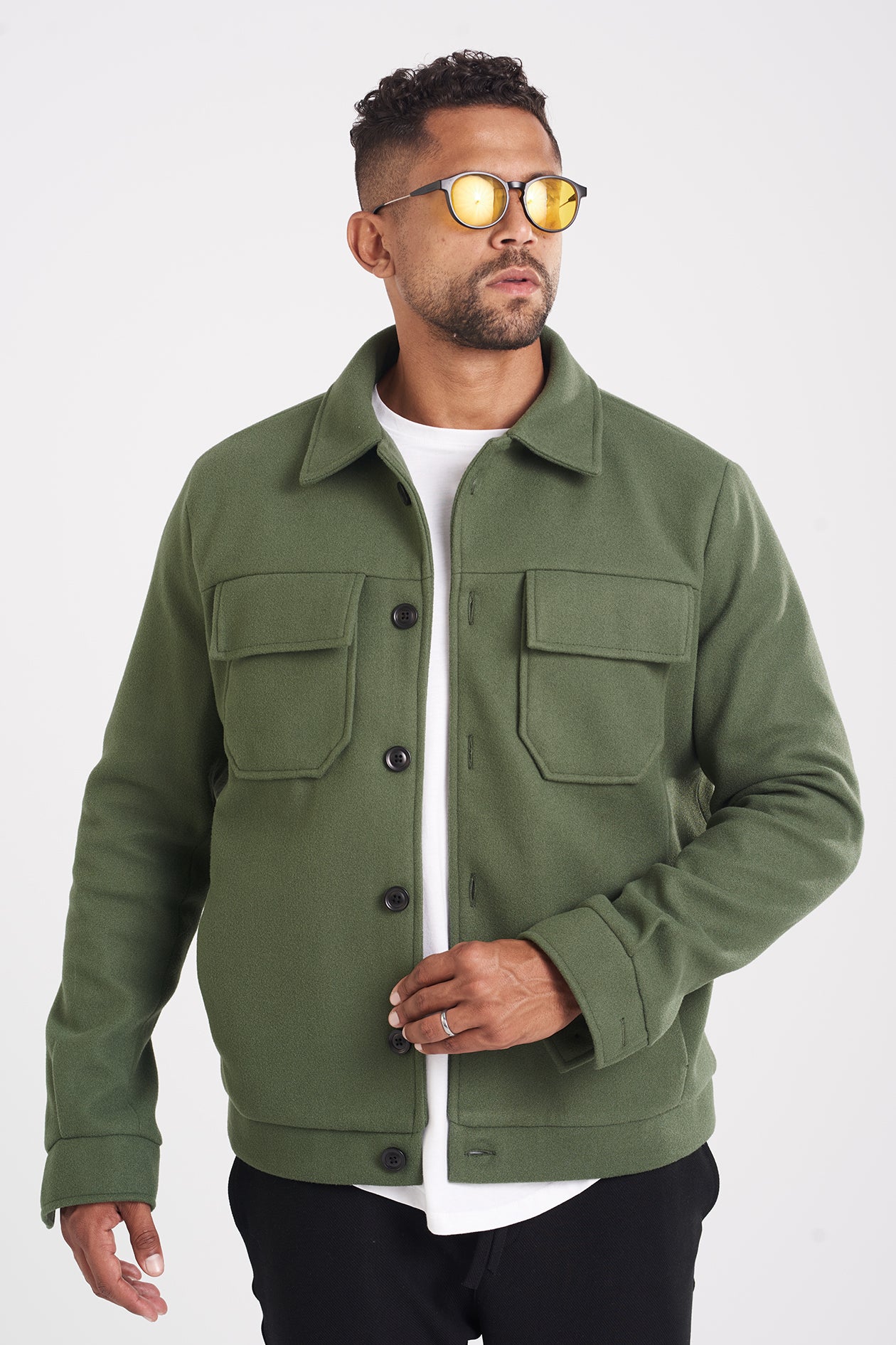WOOL OVERSHIRT