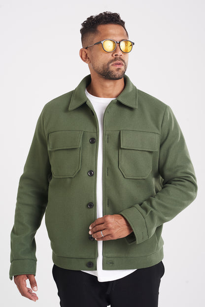 WOOL OVERSHIRT