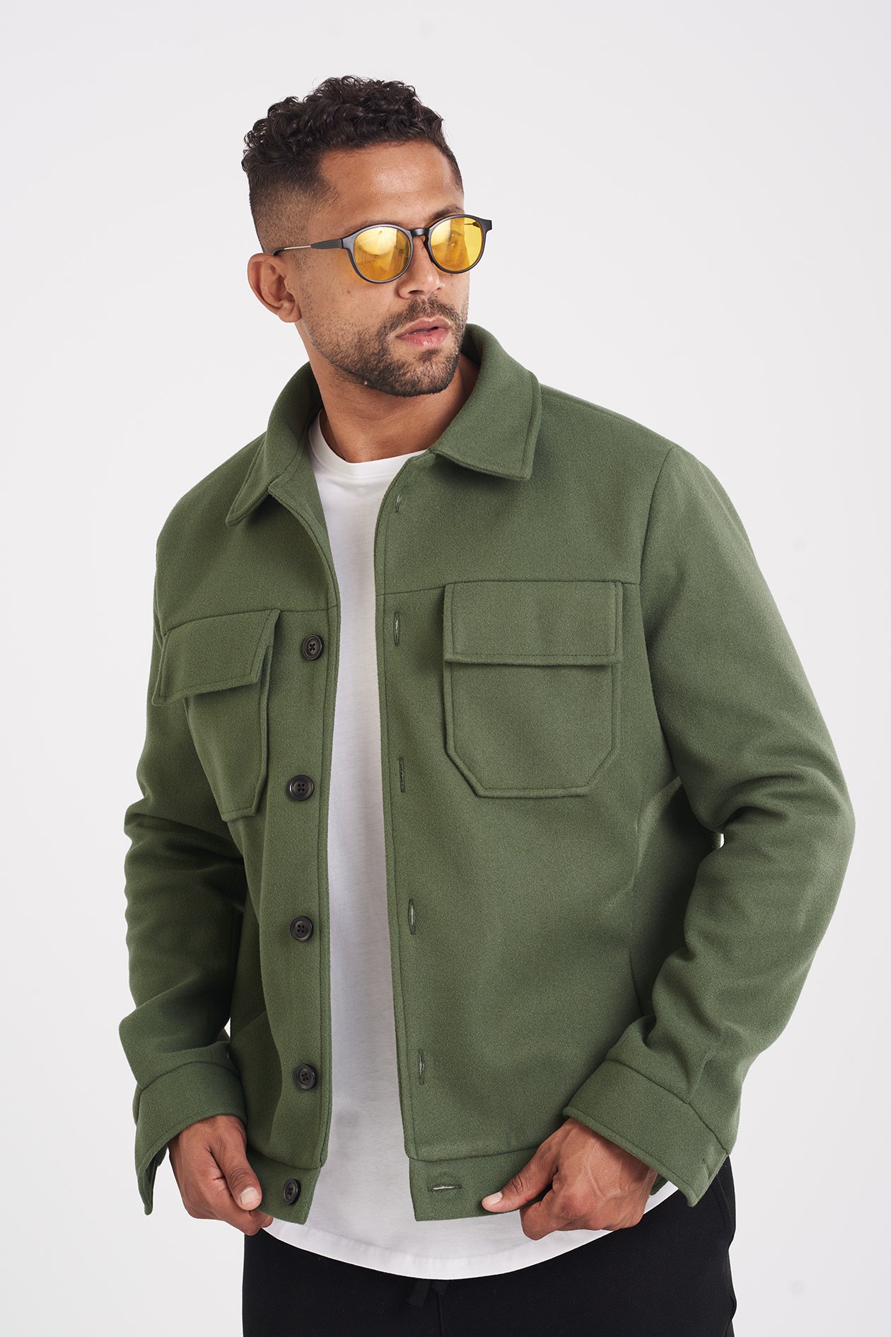 WOOL OVERSHIRT