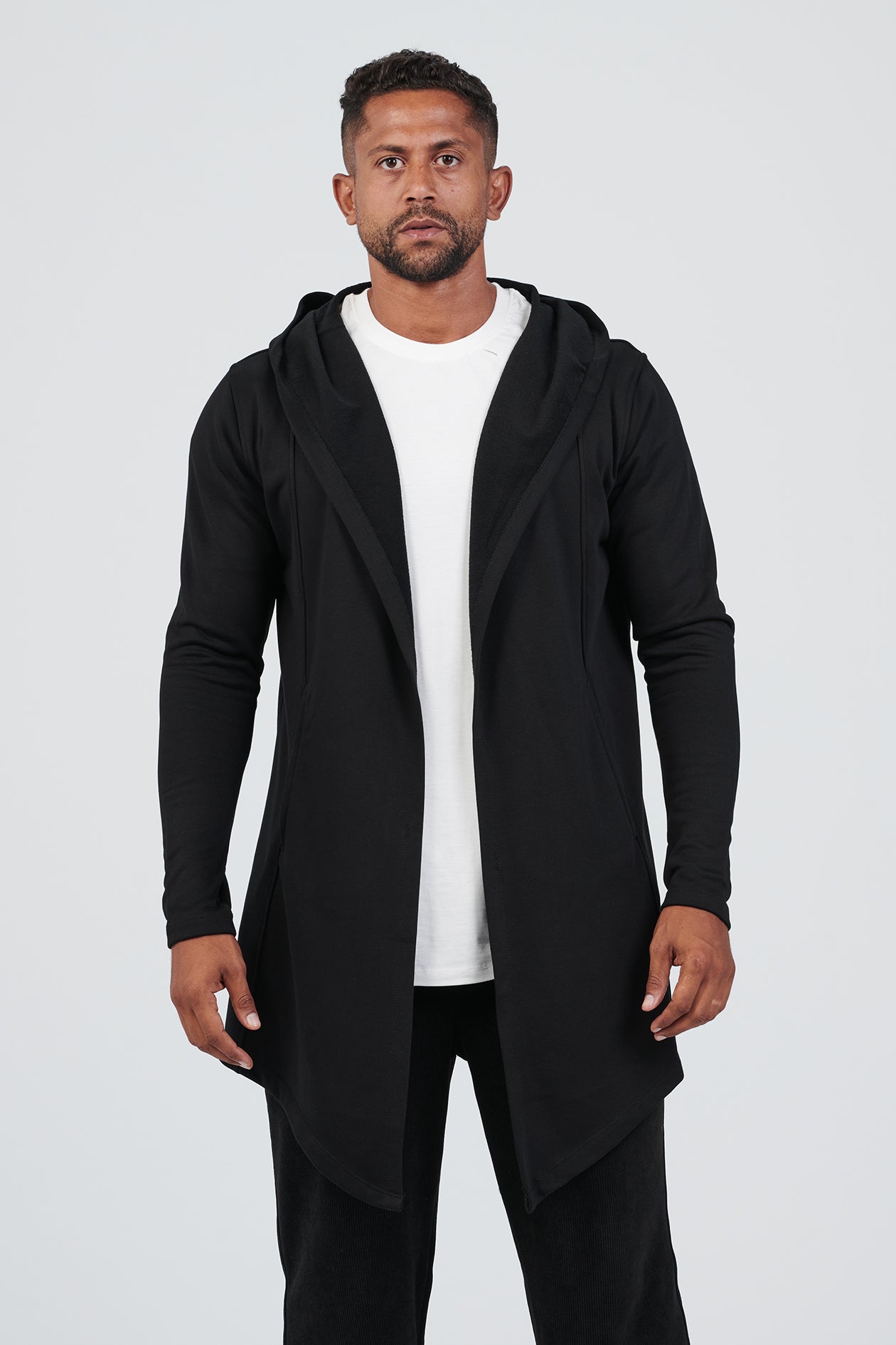 HOODED CARDIGAN