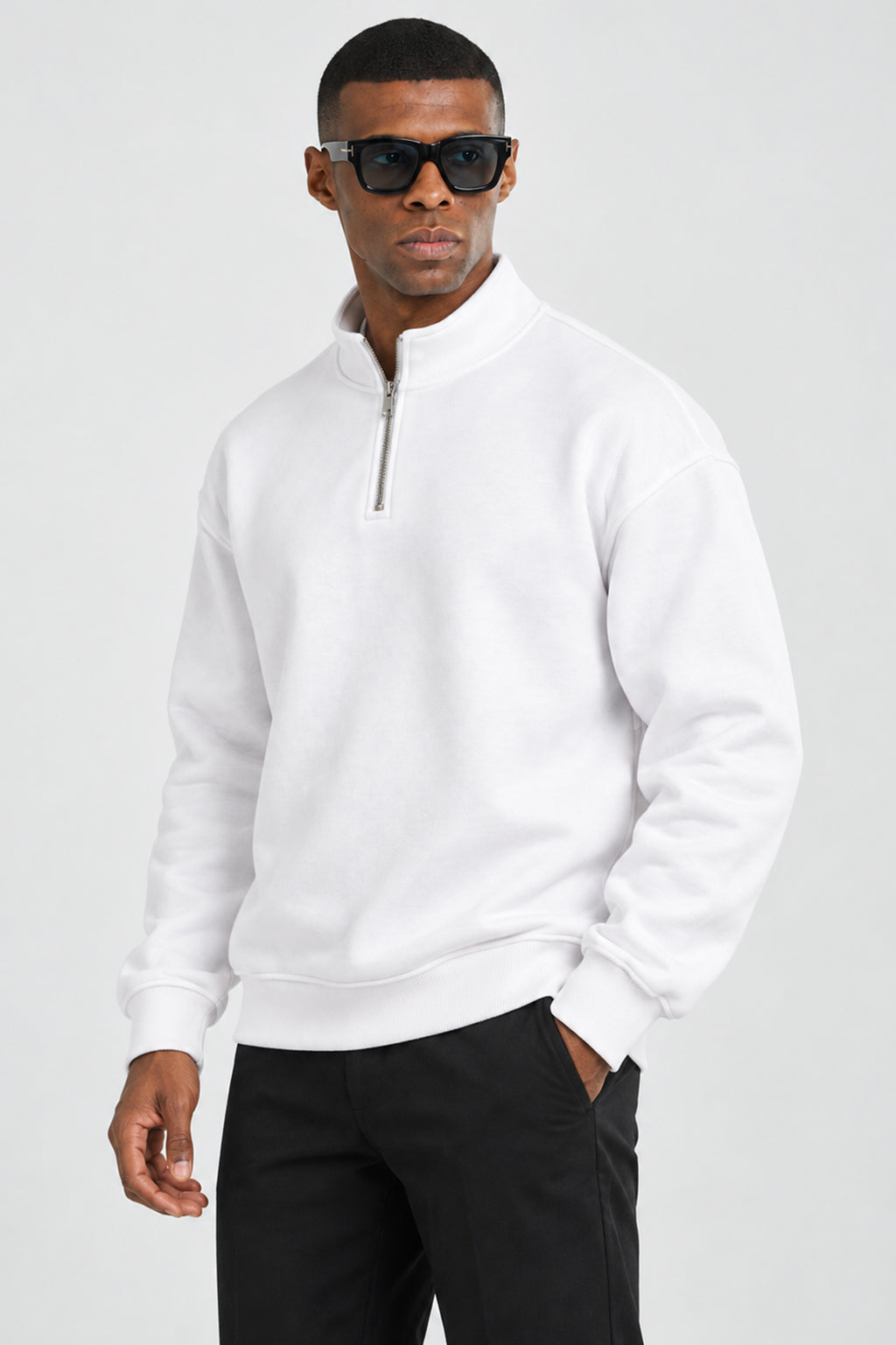 QUARTER ZIPPER