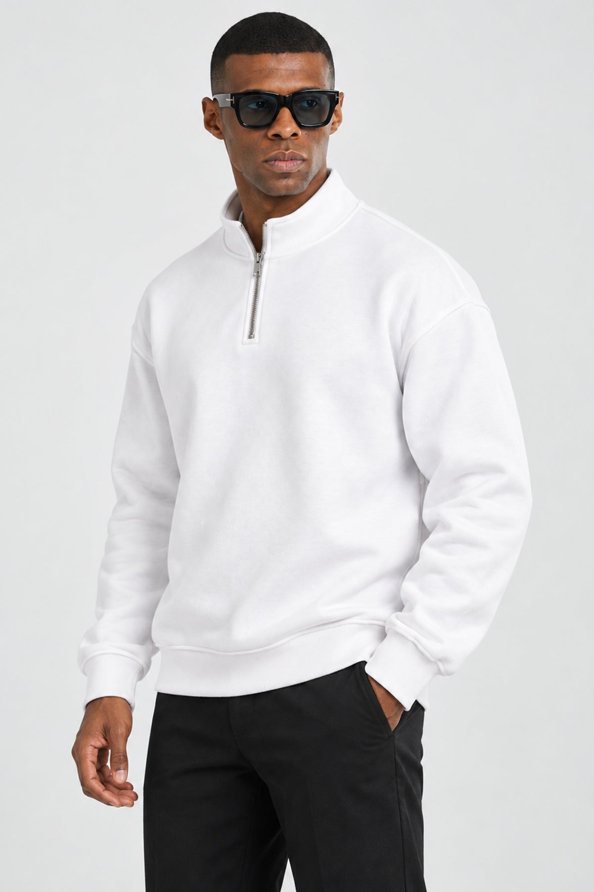 QUARTER ZIPPER