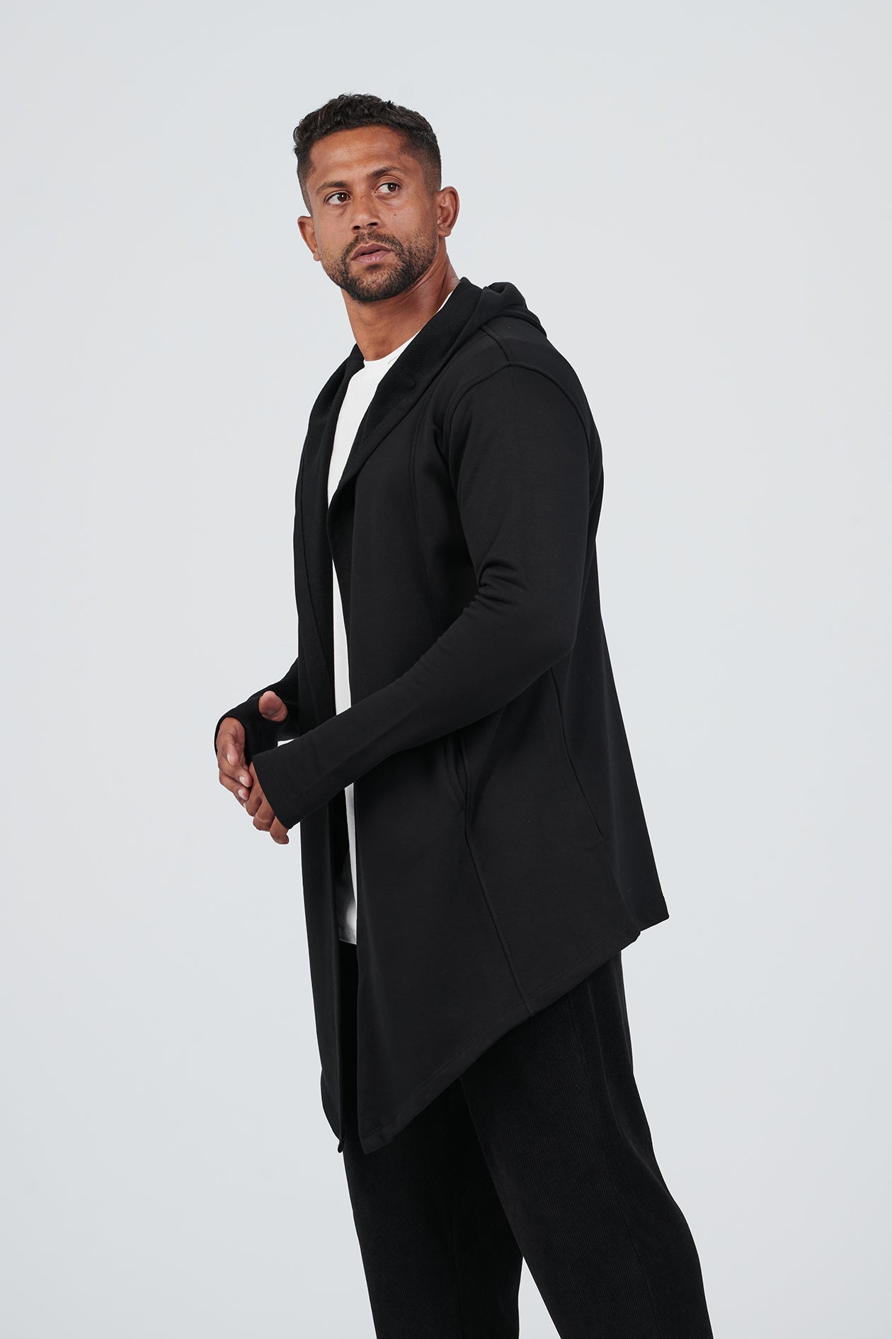 HOODED CARDIGAN