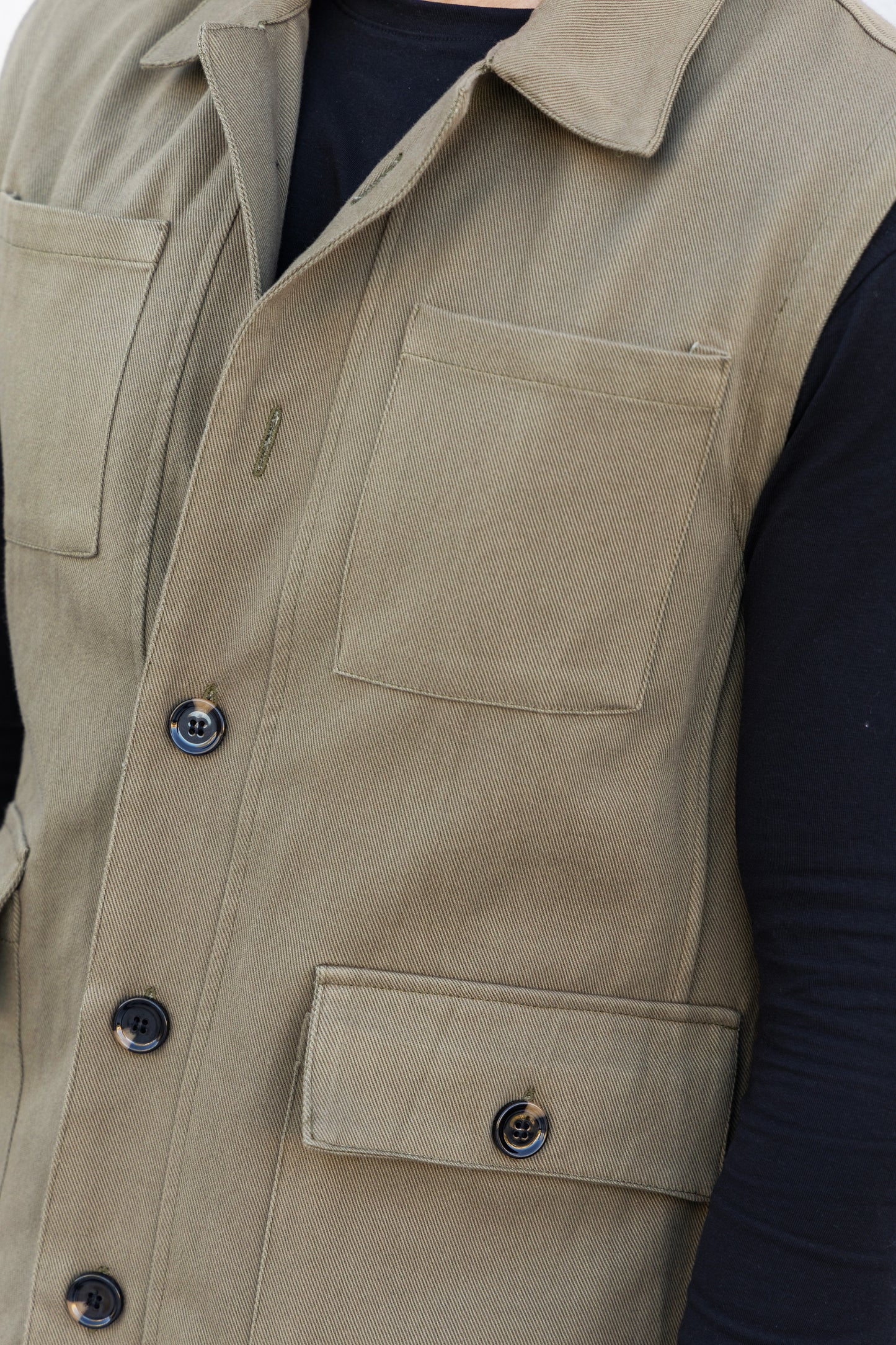 GABARDINE VEST