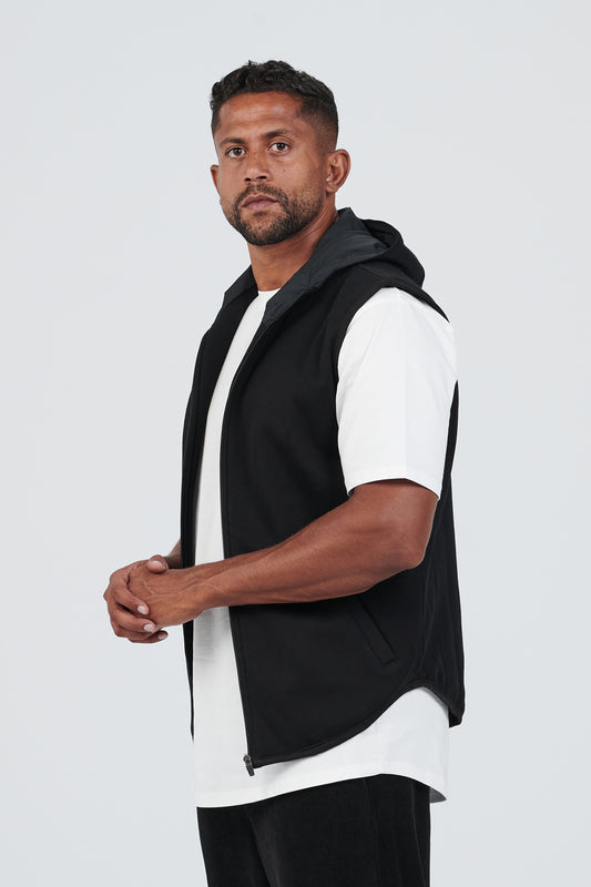 HOODED VEST