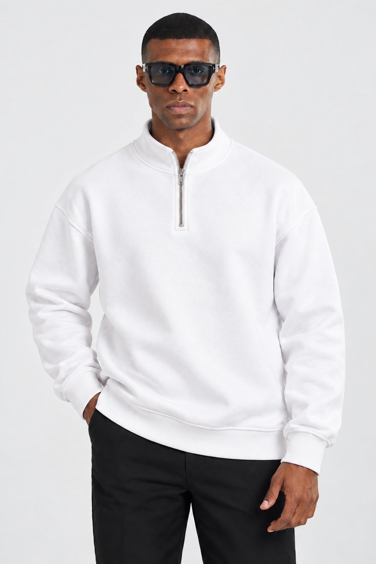 QUARTER ZIPPER