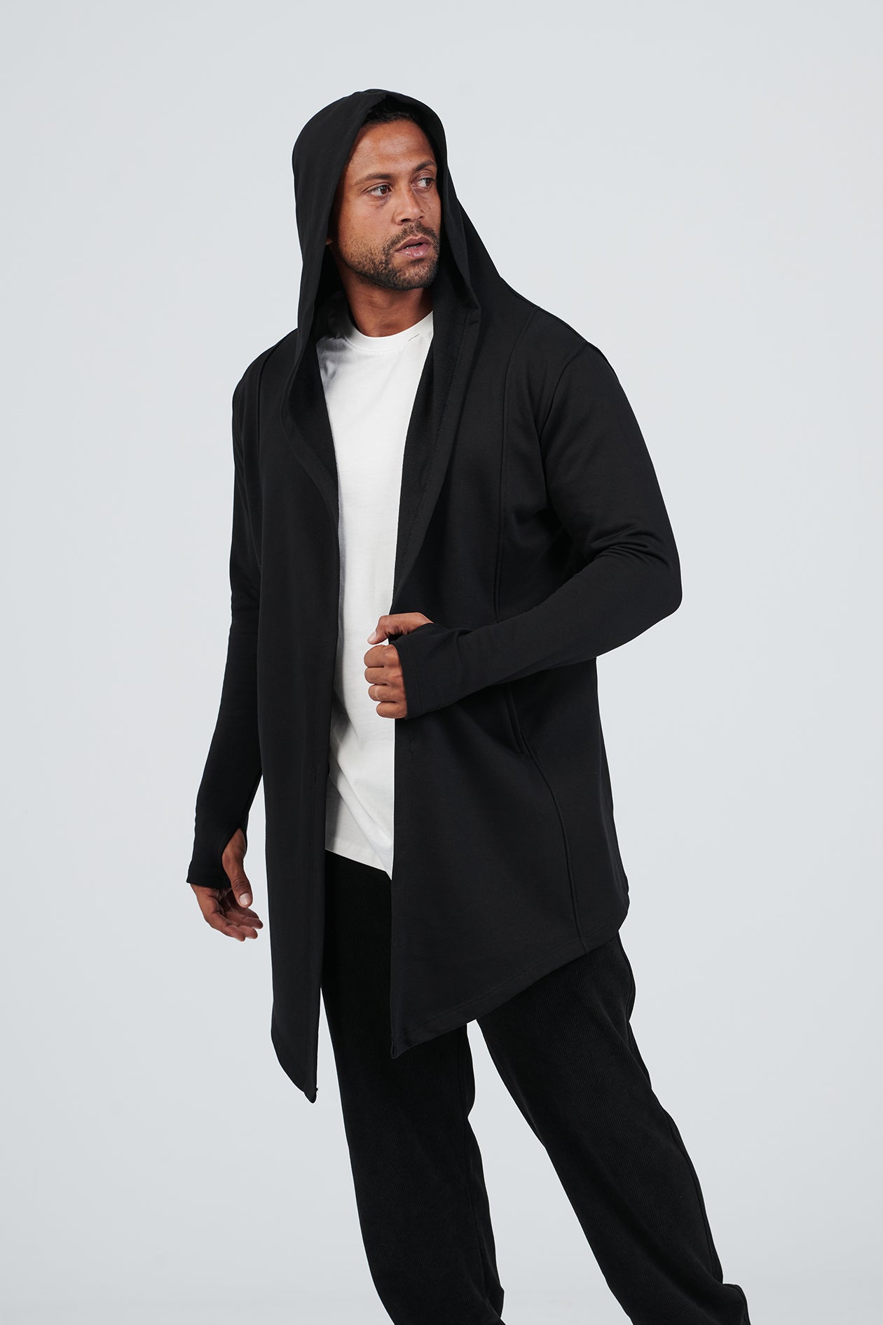 HOODED CARDIGAN