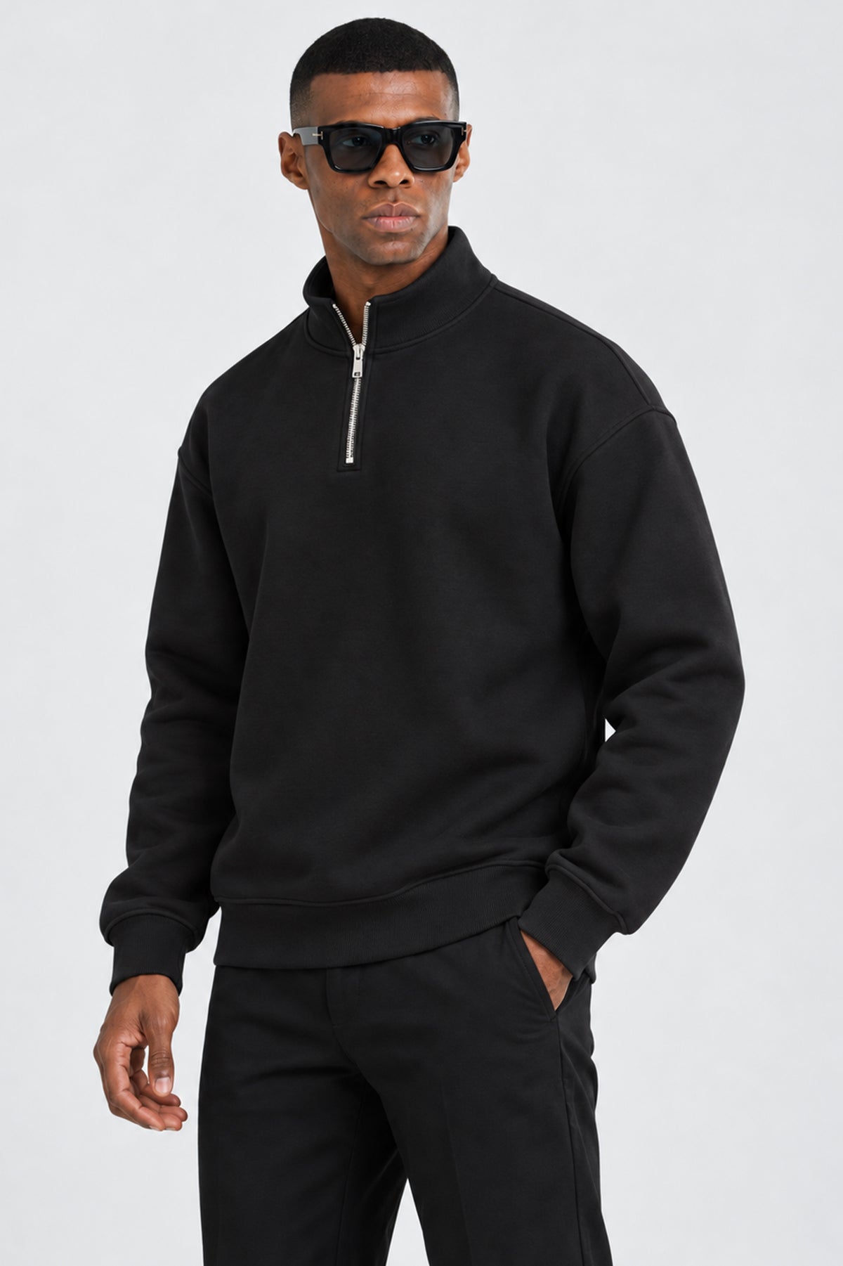 QUARTER ZIPPER