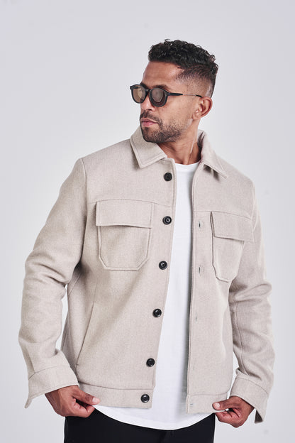 WOOL OVERSHIRT