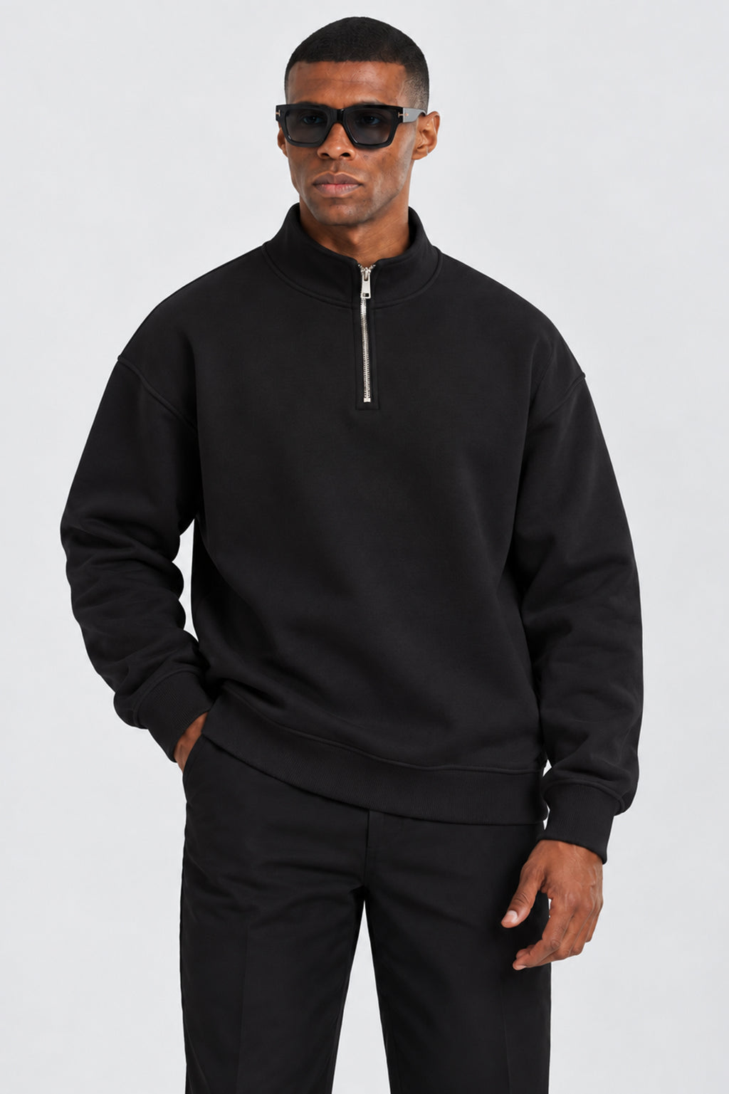 QUARTER ZIPPER