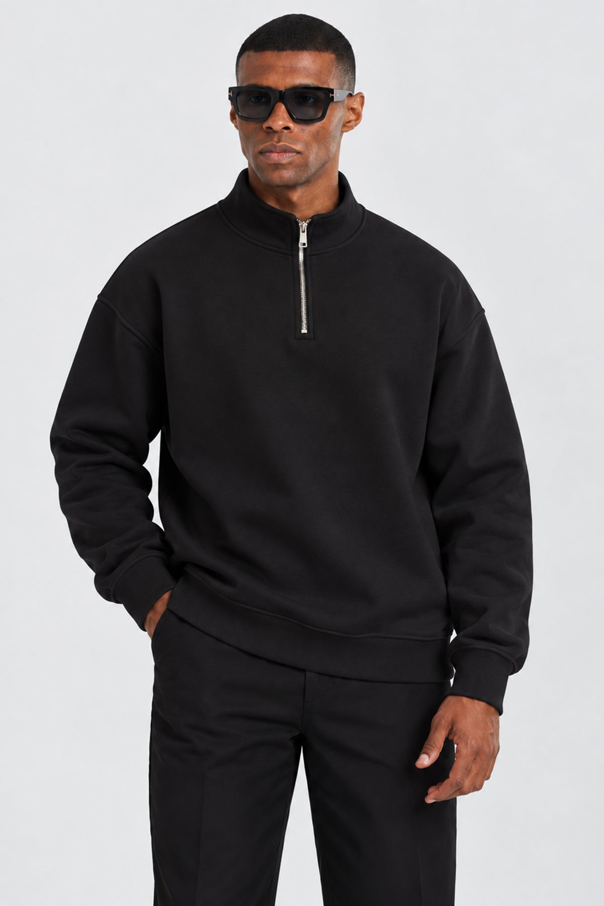 QUARTER ZIPPER