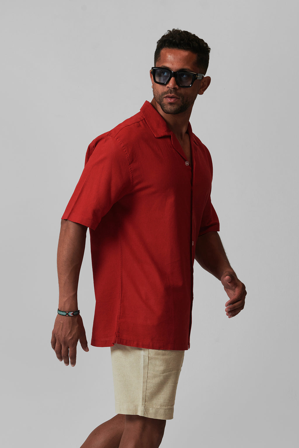LINEN OVERSIZED SHIRT