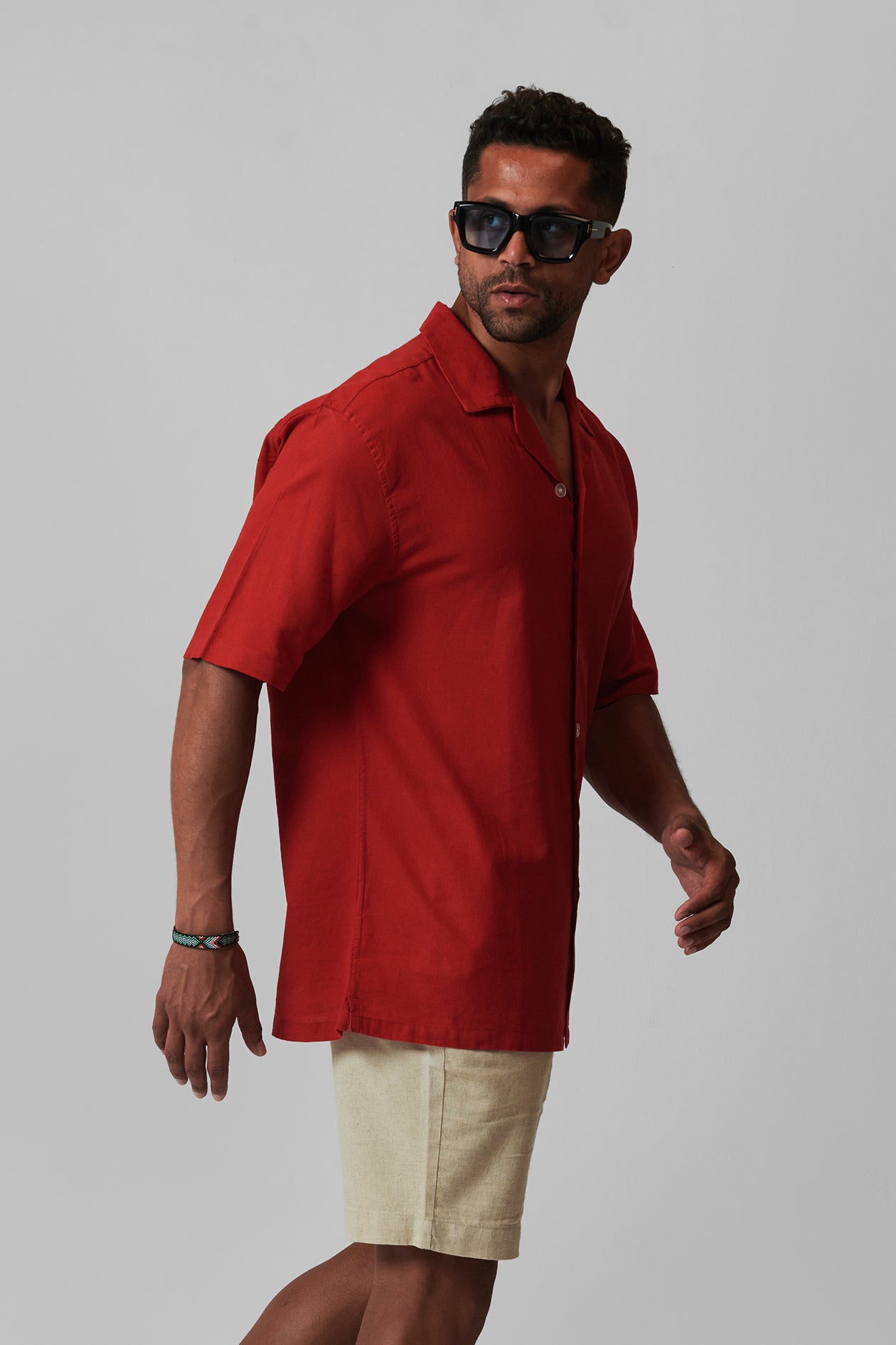 LINEN OVERSIZED SHIRT