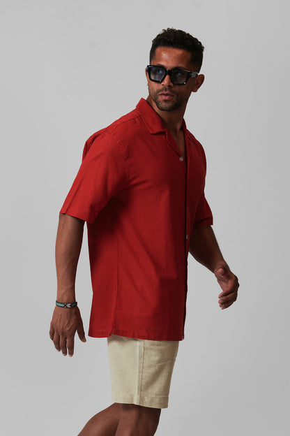 LINEN OVERSIZED SHIRT