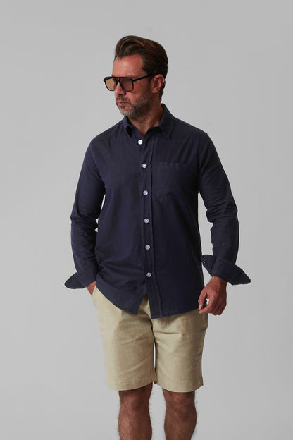 LINEN REGULAR SHIRT LONG SLEEVES