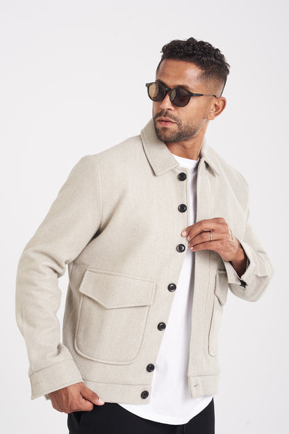 WOOL FIELD JACKET