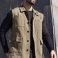 GABARDINE VEST