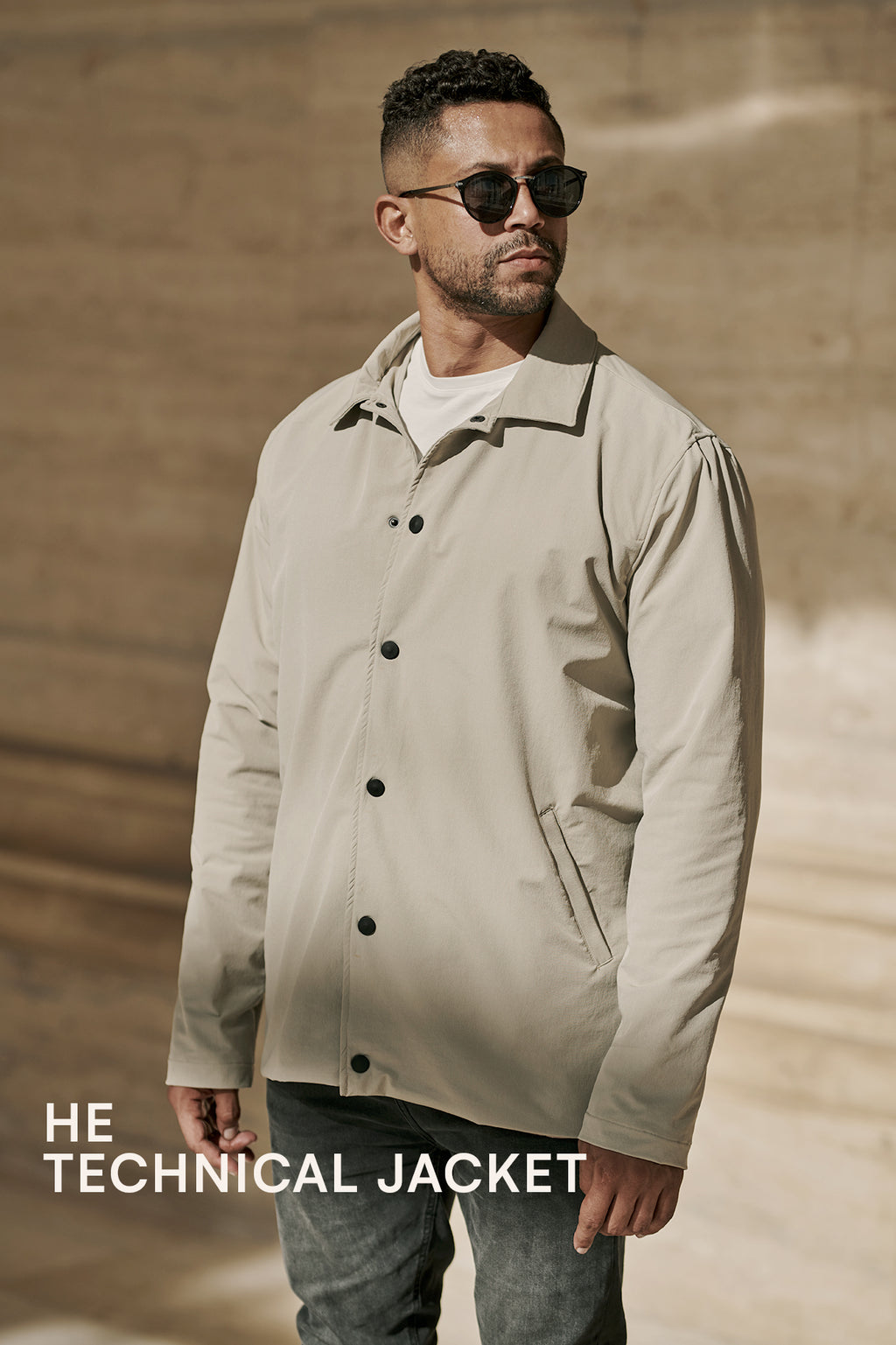 Check Technical Jacket TECHNICAL JACKET – HE men's wear